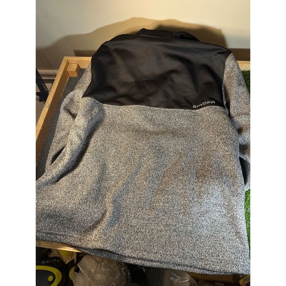 Mens NEW Spyder Jacket Pullover 1/4 Zip Size Large - Picture 2 of 5
